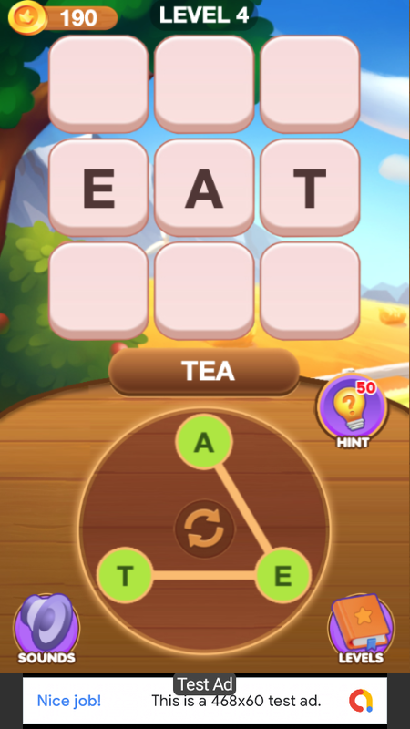 Word Linker - Puzzle Game Android Studio Project with AdMob Ads + Ready to Publish