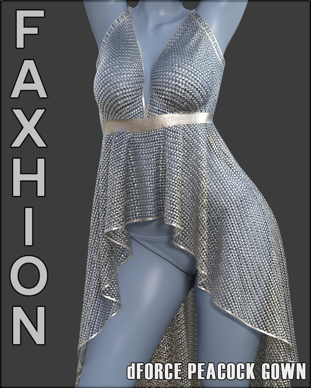 Faxhion – dForce Peacock Gown