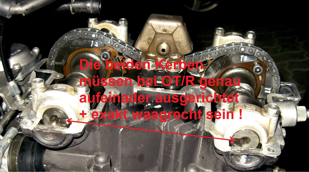 Nockenwellen Einstellung prüfen