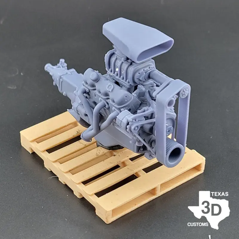 Texas3DCustoms V6 Blown with headers