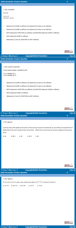 Math Revolution Questions