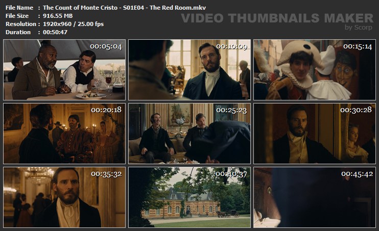 The Count of Monte Cristo - S01E04 - The Red Room.mkv