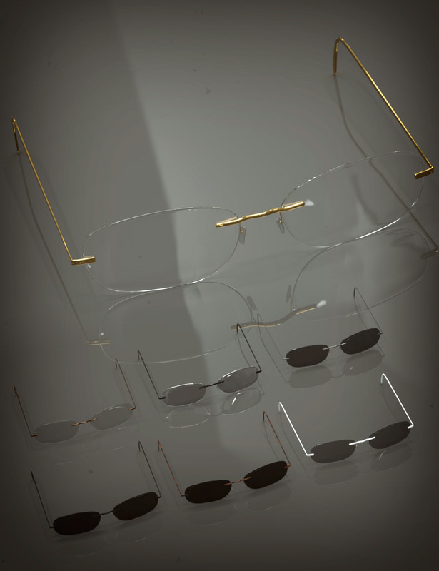 Glasses Set 3 for Genesis 8 and 8.1