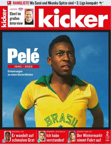 Cover: Kicker Sportmagazin No 02 vom 02  Januar 2023