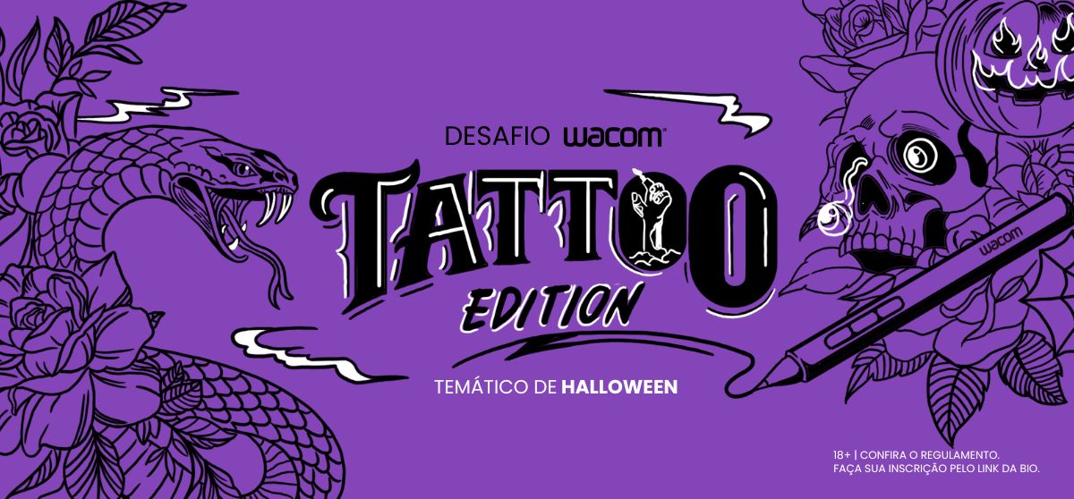 Desafio Wacom Brasil Tattoo Edition - Halloween