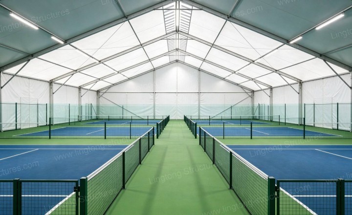 Pickleball Tent hosting social events and member activities