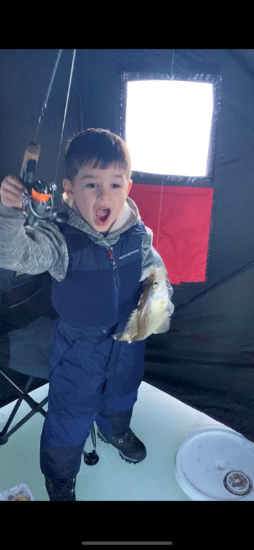 Reece Fisrt Ice Catch