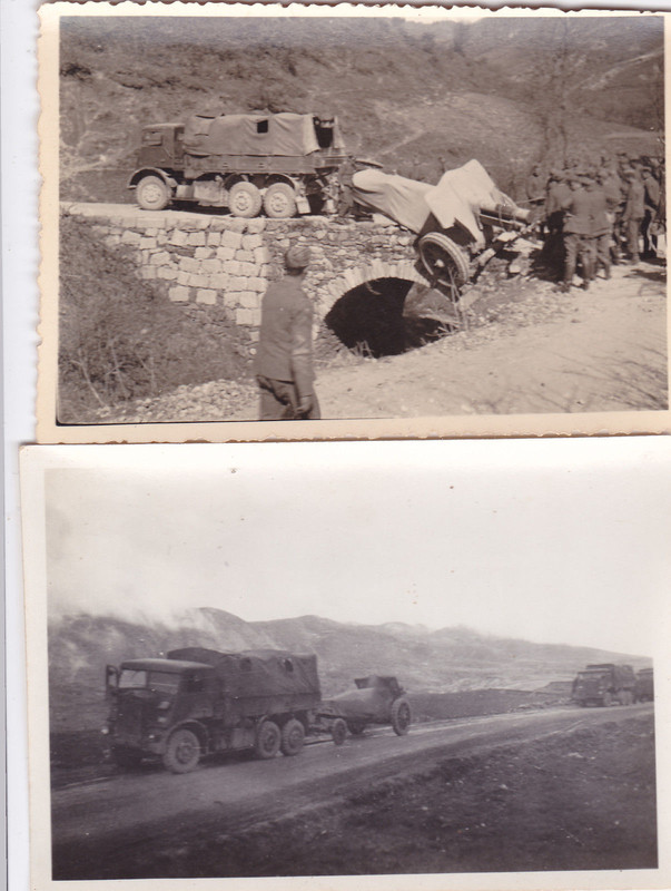 griechischer LKW mit Geschütz auf Griechenland e