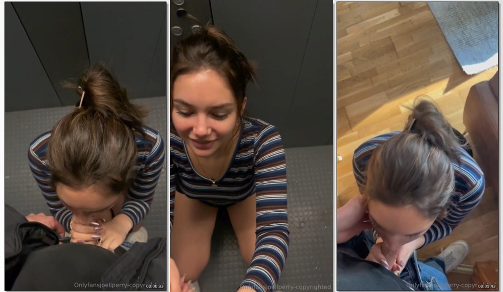 OnlyFans – Josey Daniels – POV Elevator Blowjob