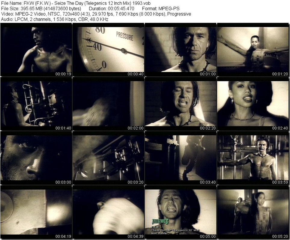 FKW (F.K.W.) - Seize The Day (Telegenics 12 Inch Mix) 1993.vob_tn