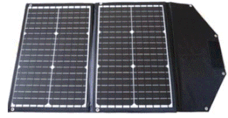 Un panneau solaire pliable