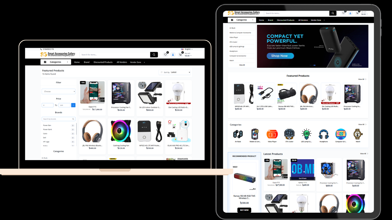 Ecommerce  Website Laravel 5