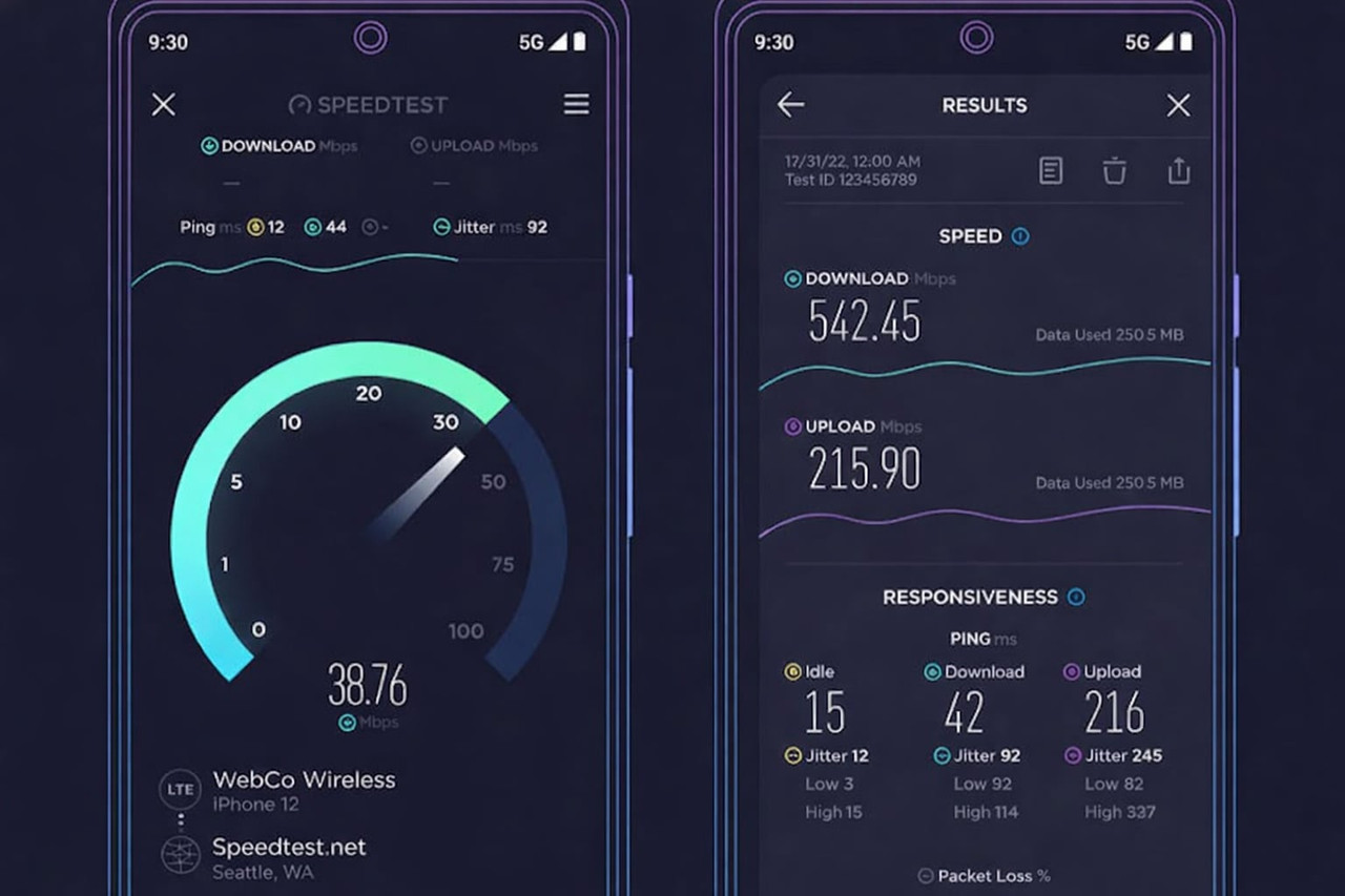 speed test tai nha