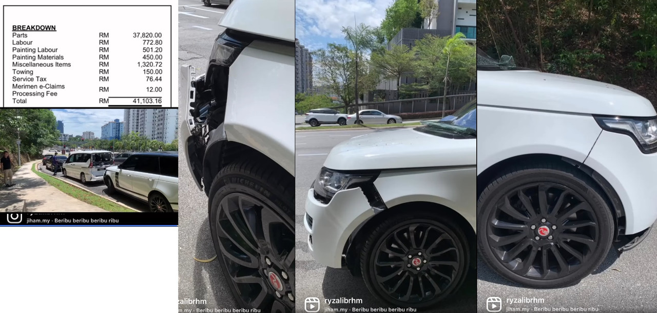 kos repair kereta rm41,000