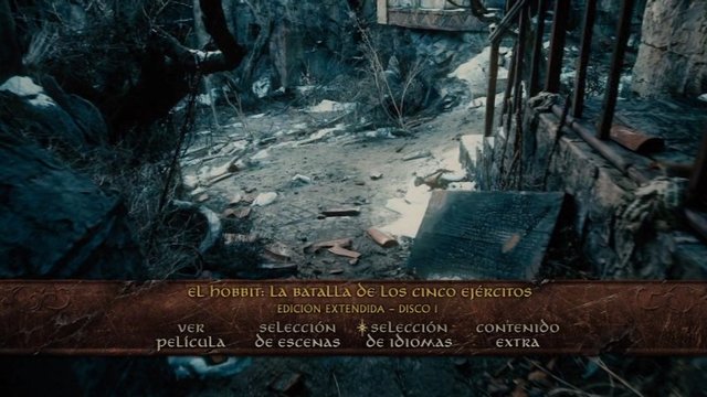 1 - El Hobbit: La Batalla de los Cinco Ejércitos (Ver.Extendida) [4xDVD9 +2xDVD5 Full][Pal][Cast/Ing/Ru][Fantástico][2014]