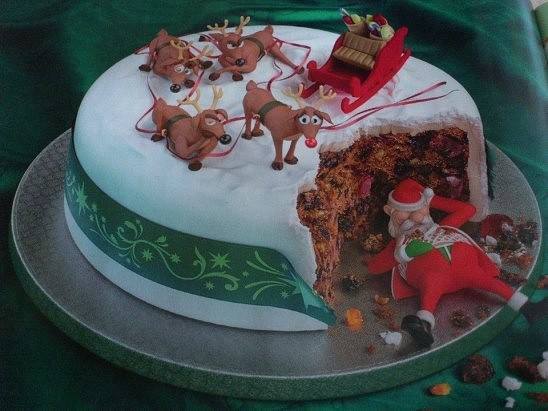 Торт Олени Санта Колаус