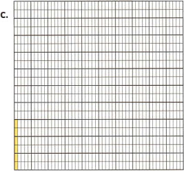 Decimal model 3 showing a shaded grid | Math Egypt - Mr. Ayman Hassan
