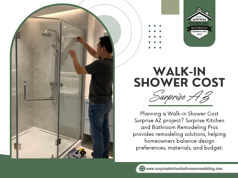 Walk in Shower Cost Surprise AZ