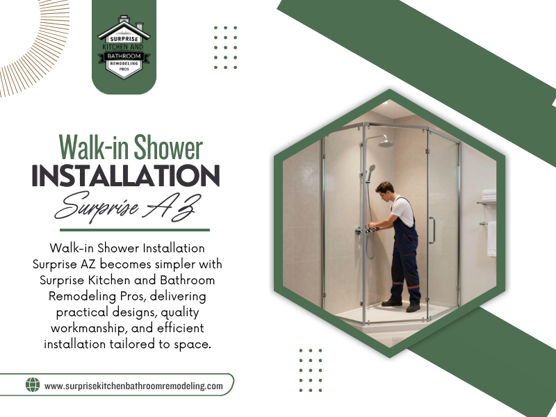 Walk in Shower Installation Surprise AZ