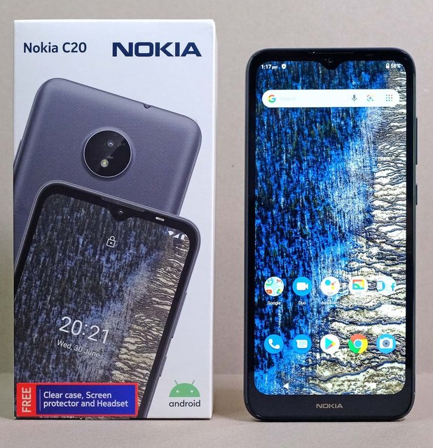 Smartphone Nokia C20 32GB 2GB RAM Tela de 6,5 Pol. Câmera Traseira 5MP – NK038