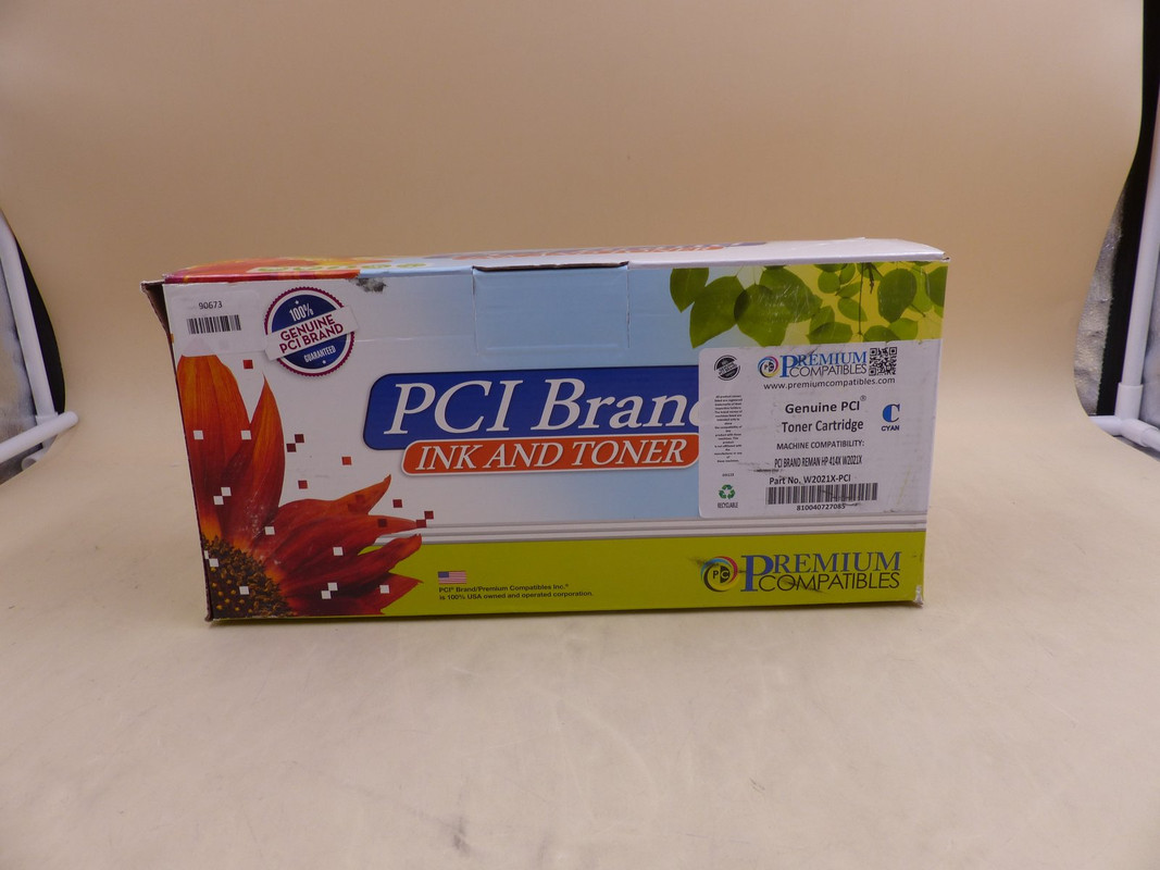 PCI BRAND CYAN INK AND TONER W2021X-PCI FOR HP 414X