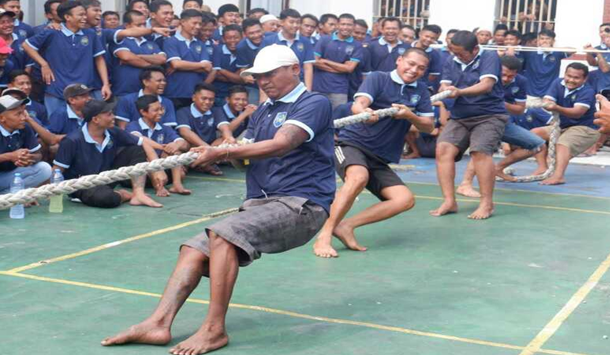 Momen Unik Napi Rayakan HUT RI Dengan Lomba Agustusan di Balik Jeruji!