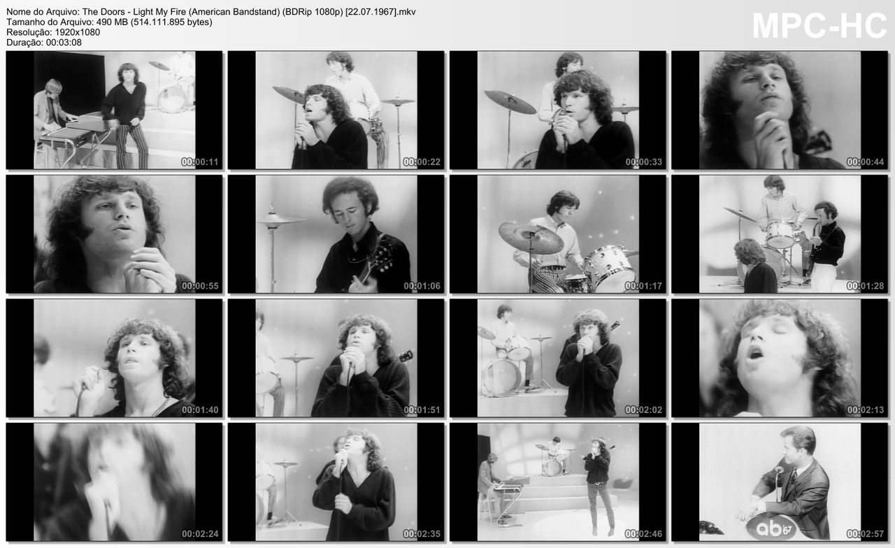 The Doors - Light My Fire (American Bandstand) (BDRip 1080p) [22.07.1967]