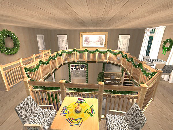 Hellohello: Domy - Stránka 4 Christmas-Chalet-interior-64