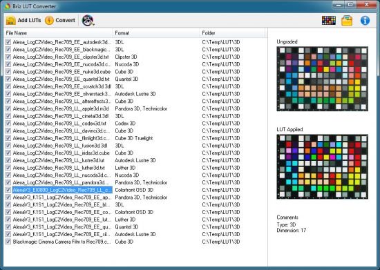 Briz LUT Converter 1.33