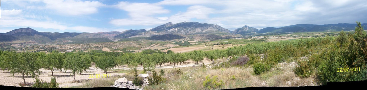 panorámica desde Mont de Conques 2011