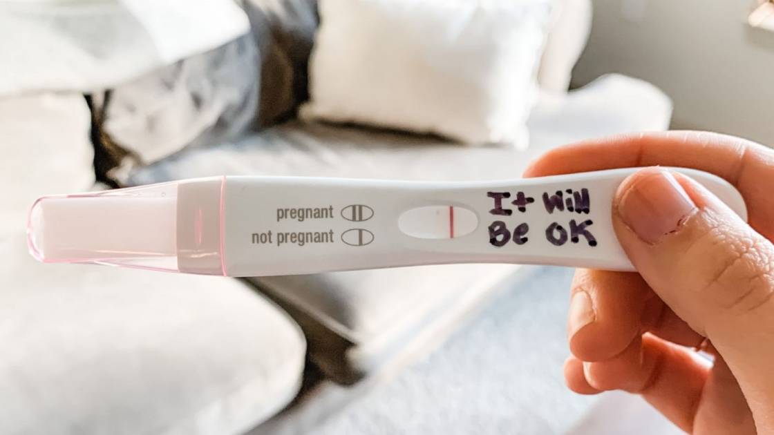 Negative test for pregnancy