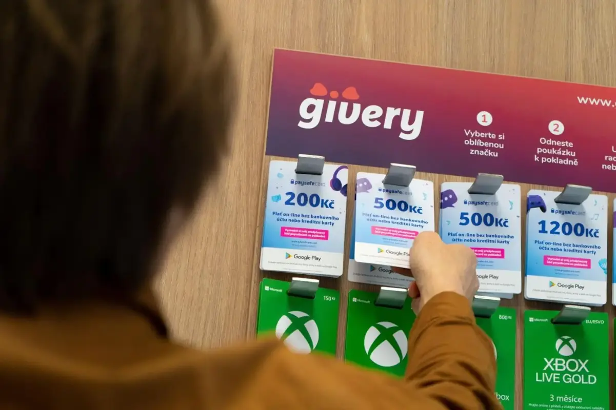 EGIT: The Biggest Gift Card Distributor in Czechia 2 givery giftcard