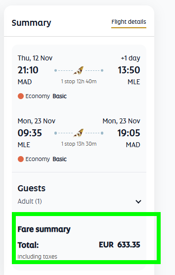 Vuelos a las Maldivas - Foro Subcontinente Indio: India y Nepal