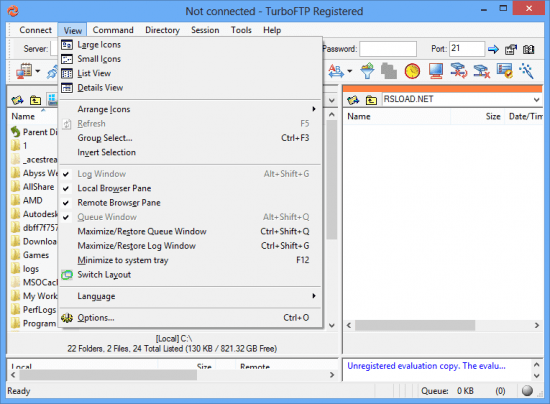 TurboFTP Lite 6.92.1231 Multilingual Portable