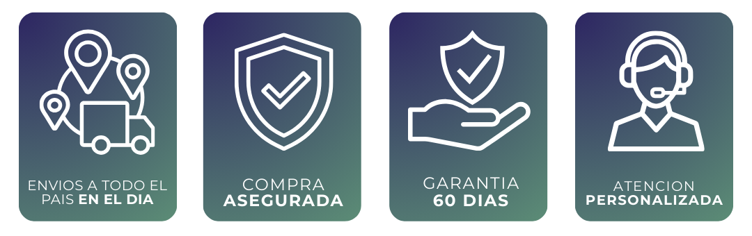 Env&iacute;o, compra segura, garant&iacute;a y atenci&oacute;n RAION