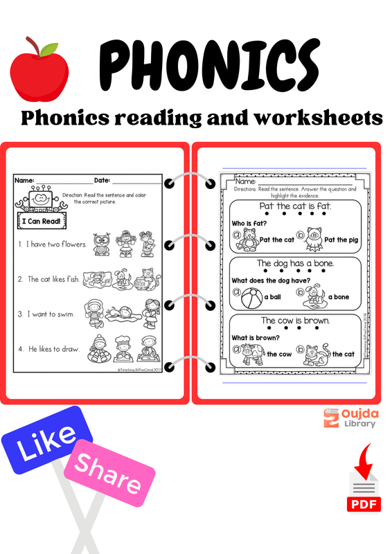 Download Phonics reading and worksheets PDF or Ebook ePub For Free with | Phenomny Books