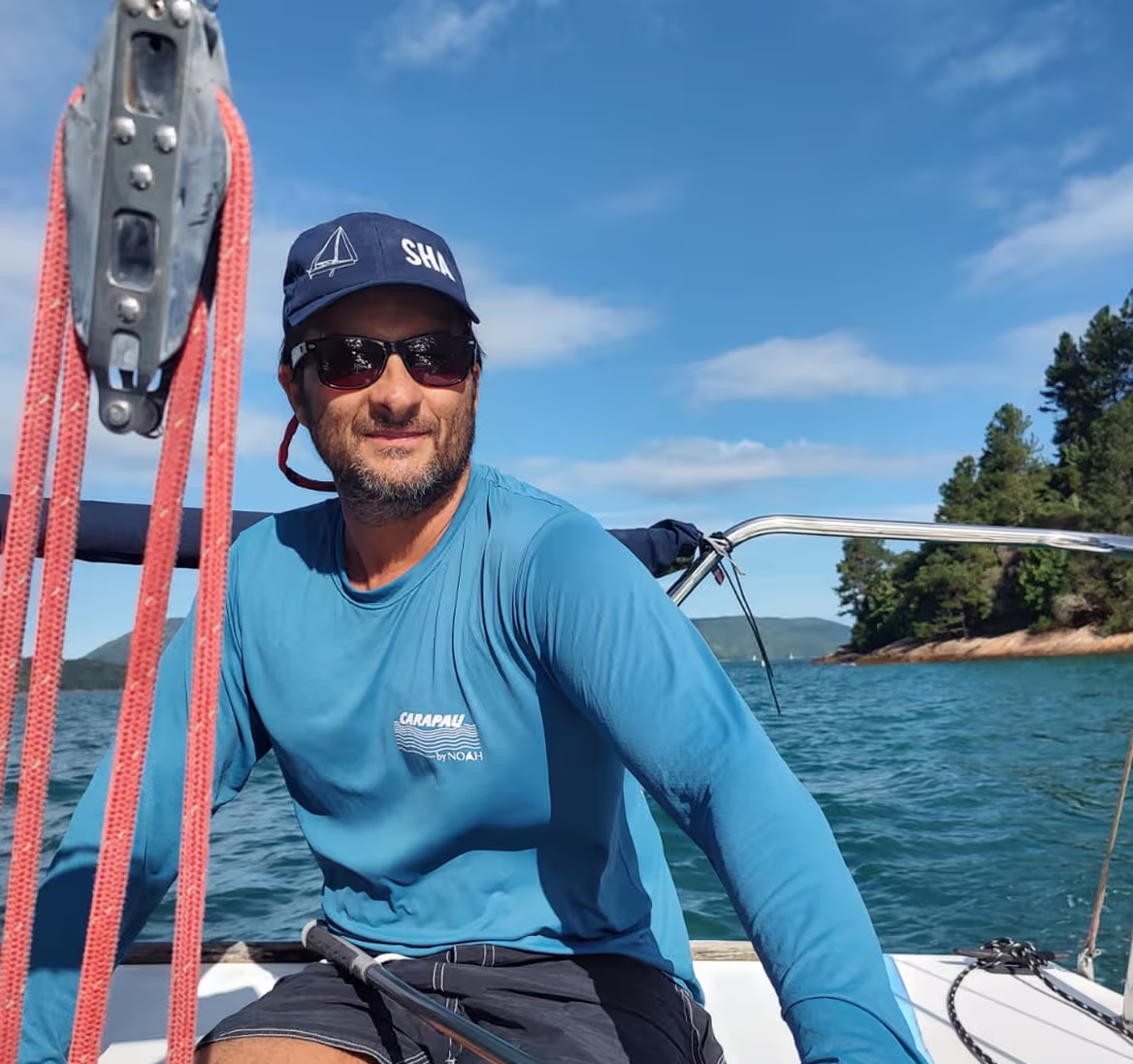 Claudio, instrutor de vela da Noah Boats