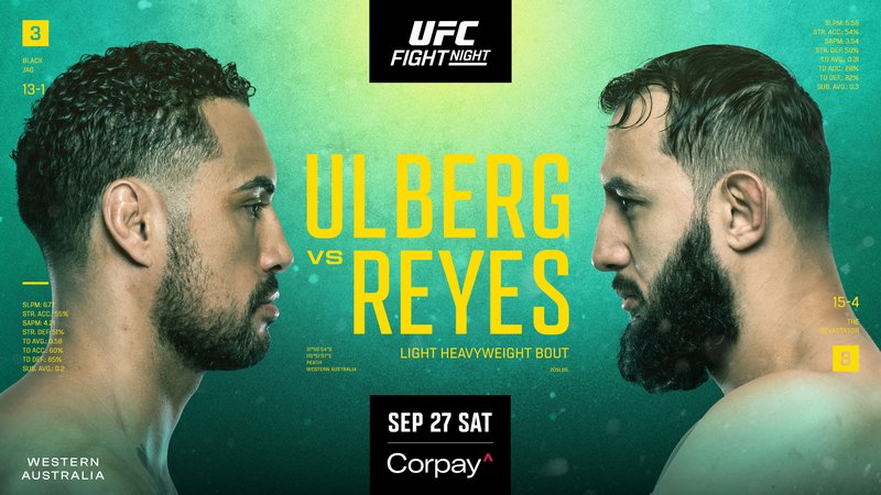 Пуснаха постера за UFC Fight Night: Улберг - Рейес