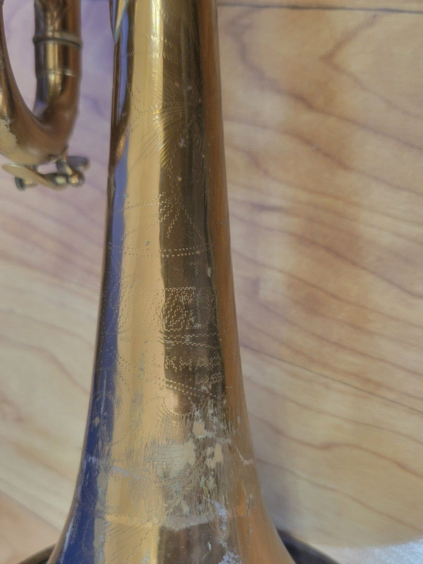 Buescher 1932 model 232 Aristocrat trumpet sn 264394 (10)
