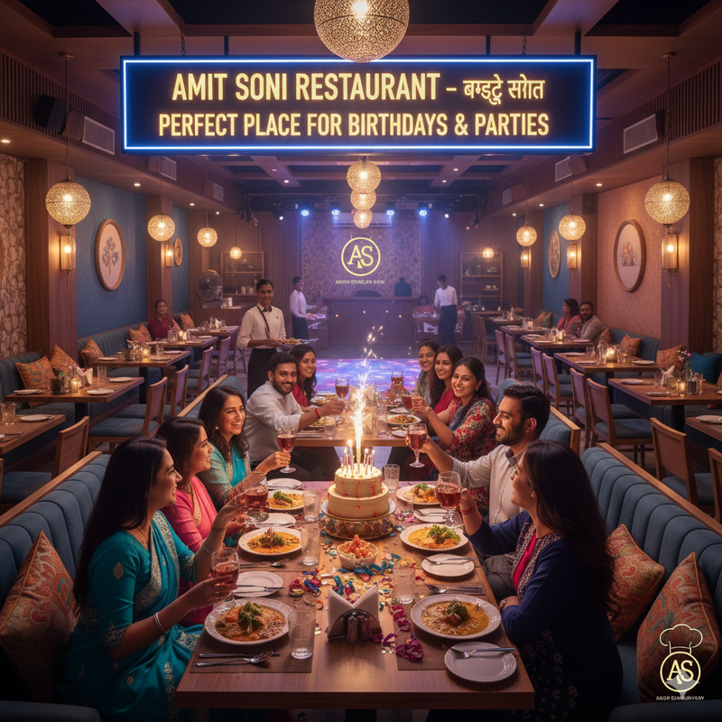 इंदौर में बर्थडे और पार्टी के लिए परफेक्ट जगह – Amit Soni Restaurant
