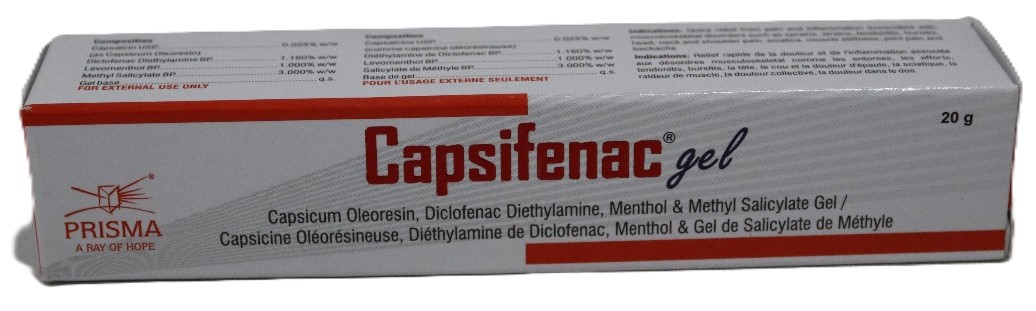 Capsifenac Gel 20G