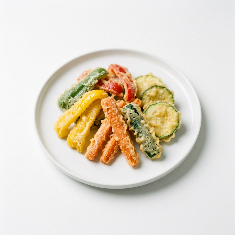 Tapa De Tempura De Verduras Rebozada