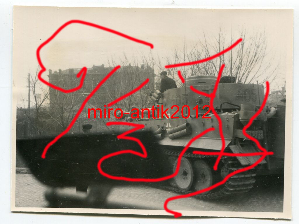 Panzer, Tiger 405, Hauptsturmführer Heinz Kling,