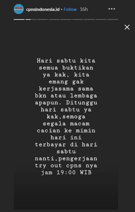 Try Out Nasional CPNS 2019
