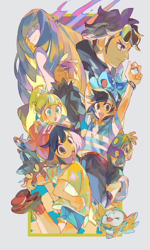 lillie-selene-rowlet-lusamine-elio-and-5