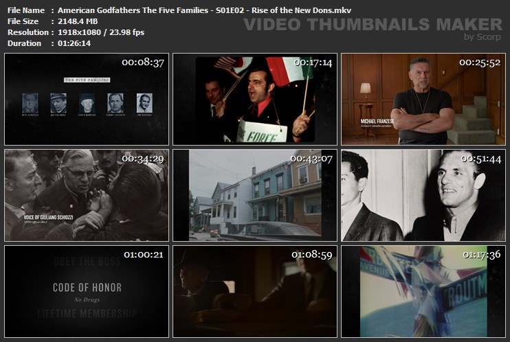 American Godfathers The Five Families - S01E02 - Rise of the New Dons.mkv
