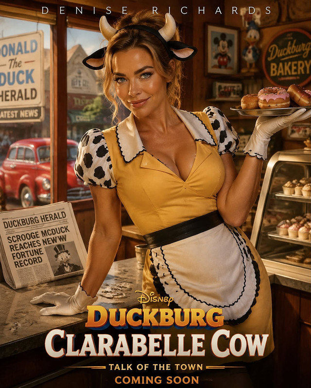Denise Richards Clarabelle Cow