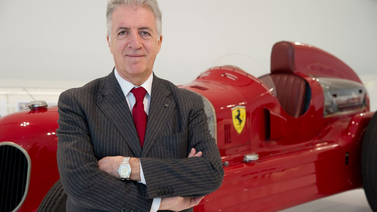 Den 79-år gammal 172 cm lång Piero Ferrari i 2024