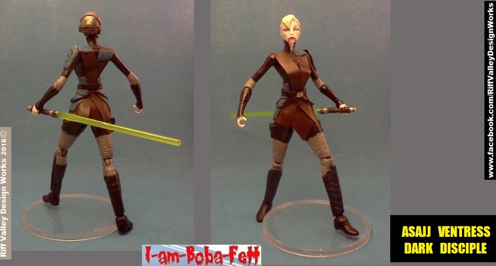 custom asajj ventress dark disciple clone wars c