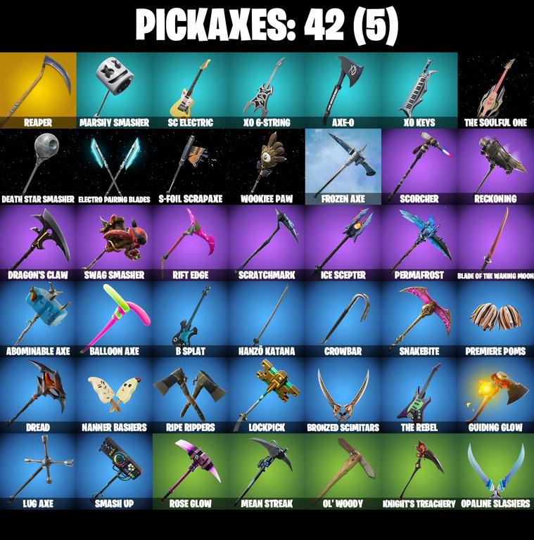 pickaxes comp